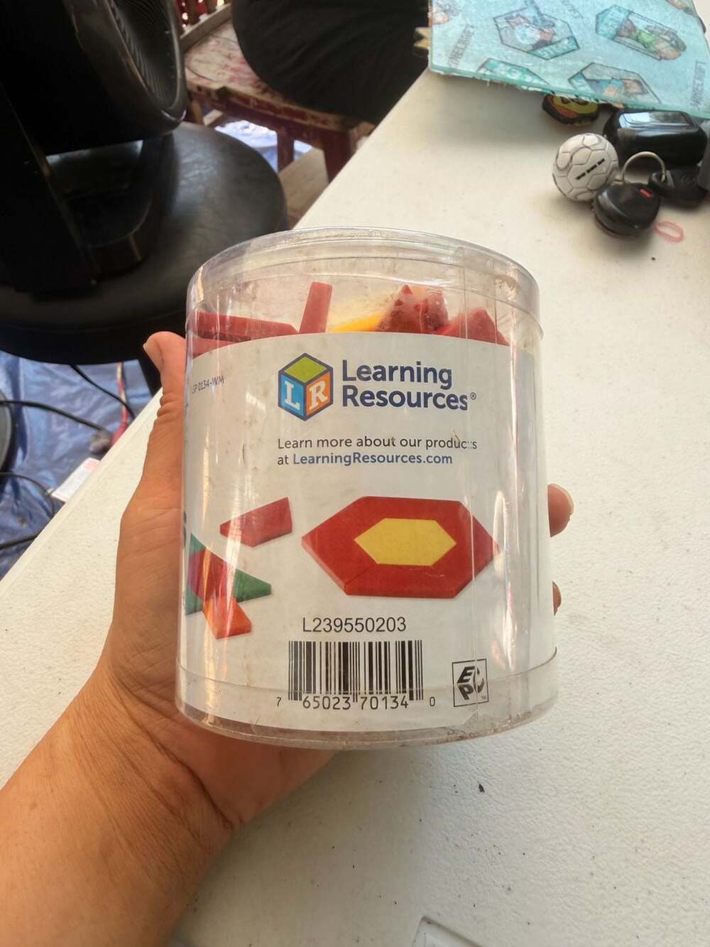 Learning Resources -Plastic Pattern Blocks - Picture 3 of 4